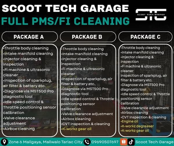 Motorcycle maintenance service